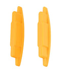 Magnetic Stud Finder Set Drywall Nail Screw Detector(E) includes yellow plastic guides for precise screw detection.