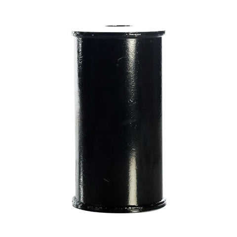 Black cylindrical full spool for discs with one and one quarter inch axles and eleven inch spacing AN260397 AA29482.