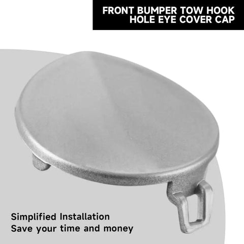 BMW Front Bumper Tow Hook Cover Cap For 328i 328i XDrive 2009 2012 And 335i 335i XDrive 2009 2011 Silver Replacement Eye Hole Cover
