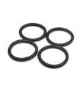 Rubber rings from Eight Pack Black Quick Release Fastener Kit For Car Bumper Trunk Fender Hatch Lid Aluminum Alloy Durable Weather Resistant