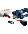 12V Max EC Brushless Planer Bare Tool With 14,500 RPM For Fast Stock Removal and accessories, blue and black design