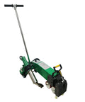 No Fuss Pro Grade Automatic TPO Roof Welder 5500W Powerhouse, green, handheld with pressure roller for PVC EPDM seams.