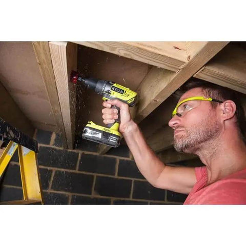 Heavy Duty 18V Cordless Drill With 50 Nm Torque And Dual Speed Settings Featuring A Rock Solid 13 Mm Keyless Chuck Built In Led Work Light And Hella Smooth 31 Piece Screwdriver Bit Kit For Top Notch Home Projects And Fast DIY Fixes in use for home repairs.