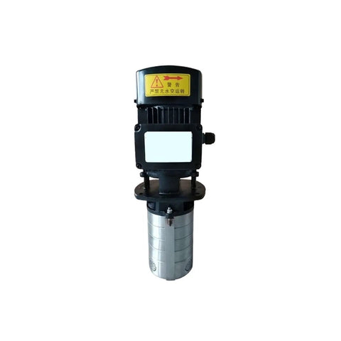 Big Iron 1100 Watt Three Phase Immersion Sump Pump machine tool cooling CNC submersible pump with stainless steel casing.