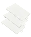 Extra Heavy Duty Electrical Box Replacement Cover Built Tough As Nails For All Day Rain And Sun Type 3R Weatherproof Enclosure Panel in white.
