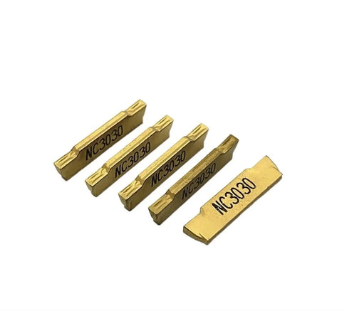 Premium Carbide Lathe Tool For Precision Cut Off And Grooving With High Hardness Wear Resistance and Excellent Toughness displayed.