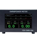 1.8 To 54 MHz SWR Meter 200W Digital Power Analyzer With LCD Display And UHF Interface for HF VHF Radio Transmitters Black front view