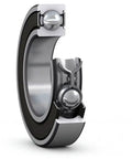ALT: 6204-2RSH/C3GJN Deep Groove Ball Bearing Single Row Built Tough With Dual Seals C3 Clearance, steel, side view