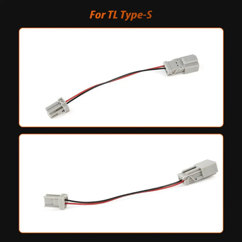2 Pack Plug And Play LED Side Marker Light Wiring Harness Kit For 2007 2008 Acura TL Type S Rear Marker Lights Upgrade