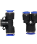 Snazz Up Your Shop With This Awesome 50 Pc Pneumatic Fitting Kit Featuring Quick Push In Air Connectors And Adapters Compatible With 10 Mm Hose Pipe Tube For Fast Compressor And Tool Setup black push in pneumatic fittings for 10 mm hose