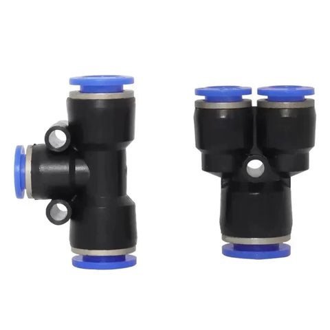 Snazz Up Your Shop With This Awesome 50 Pc Pneumatic Fitting Kit Featuring Quick Push In Air Connectors And Adapters Compatible With 10 Mm Hose Pipe Tube For Fast Compressor And Tool Setup black push in pneumatic fittings for 10 mm hose