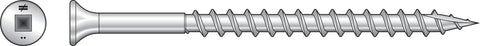 Pro Level Heavy Duty Collated Bugle Head Wood Screws 10 X 3 Inch Square Drive Type 305 Stainless Steel with a smooth shaft.