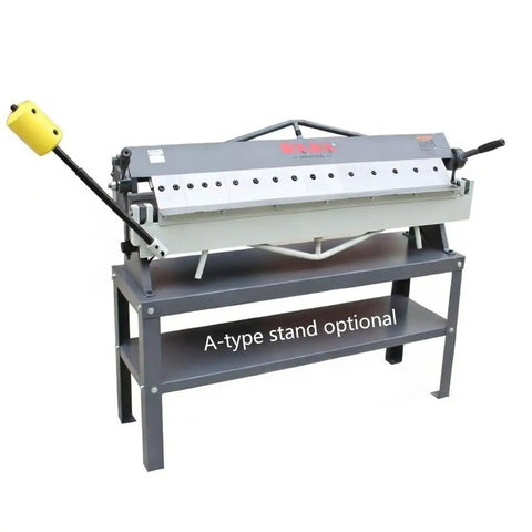Built Tough 48 Inch Box And Pan Sheet Metal Brake Handling 16 Gauge Mild Steel With Quick Swap Fingers And Zero Drag Blade Gap Adjust For No Hassle Fabrication On A Busy Shop Floor