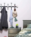 Round Dot Wrought Iron Wall Hook Absolute Game Changer For Entryway Storage That Slays Your Foyer Decor keeps coats and bags organized.