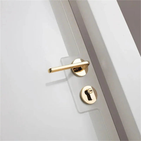 Quiet Room Door Lock Handle For Luxury Interior Design, Slick High Security Anti Theft Door Hardware, Wear Resistant Interior Door Latch