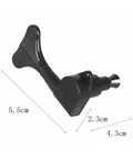 Get Your Bass Guitars Tuned Smooth As Butter With This 4 Piece Set Of Black Metal Tuning Machines Featuring Closed Gear Housing Rust Resistant Finish And Super Easy Adjustment Perfect For Rehearsals Home Studios Or Just Quick On The Spot Tune Ups Without - Black metal tuning peg size 5.5cm.