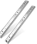 Two Way Full Extension Stainless Steel Drawer Slides With Soft Close And Ball Bearing Runners 27mm Wide Heavy Duty Drawer Rails