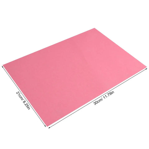 Colorful Carbon Tracing Paper Pack for Erasable Transfers on A4 Sheets, Perfect for Wood, Canvas, Embroidery and Crafts, Mess Free, Quick Copy, Ideal for Artists, Designers, and DIY Projects, pink 21 x 30 cm sheet