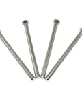4 Pack 3.5 Inch Stainless Steel Door Hinge Pins For Interior Doors Replacement, Oil Finish, laid out on white background.