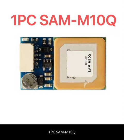 GNSS Module Compatible With Ublox SAM M10Q and Compass M10Q 5883 for RC Racing Multirotor Drones, top view.