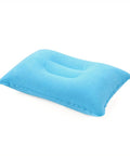 Sky blue Two Pack Inflatable Travel Pillow For Neck And Lumbar Support Quick Inflate Ultra Lightweight Compact For Office Car Camping Hiking And Naps