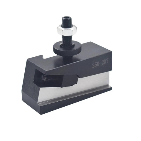 Heavy Duty Wedge Type Piston Quick Change Tool Post For CNC And Mini Lathes with steel casing for precise cutting.