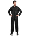 Dope Adult Navy Blue Onesie Jumpsuit Halloween Cosplay Costume durable polyester cotton blend fabric with utility pockets