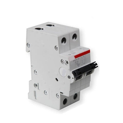 Rock Solid Miniature Circuit Breaker Switch With Din Rail Mount For Electrical Panels, compact design, suitable for residential use.