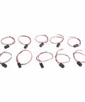 Dope IR Break Beam Sensor Module Kit With 3mm Photoelectric Emitter And Detector, DC 3 to 5 Volt, 2 Millisecond Response, 5 Piece Set With 30 50 Or 100 Cm Cables For Arduino Robotics And Industrial Control