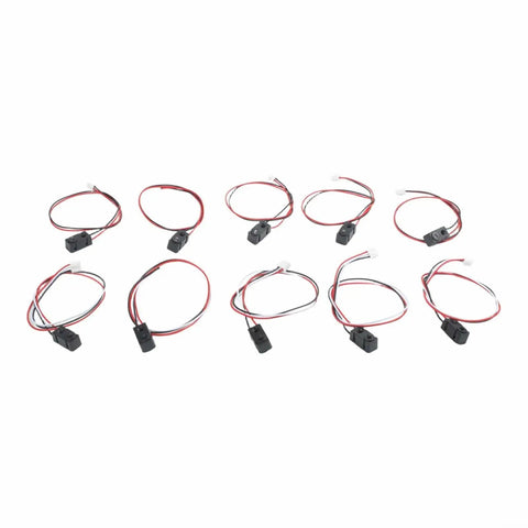 Dope IR Break Beam Sensor Module Kit With 3mm Photoelectric Emitter And Detector, DC 3 to 5 Volt, 2 Millisecond Response, 5 Piece Set With 30 50 Or 100 Cm Cables For Arduino Robotics And Industrial Control