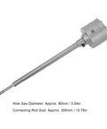 Sonew 90mm Concrete Hole Saw Kit With Heavy Duty Masonry Drilling Set And 350MM Round Shank Rod For Hard Brick Cement And Reinforced Concrete Work Made From Tough Tungsten Alloy Steel, 90mm hole saw and 350mm rod