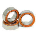 Ceramic ball bearing S688, orange seal, 8x16x5 mm, 3 pcs