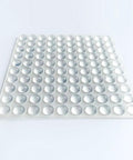Clear Silicone Adhesive Bumper Pads Pack Of 100 For Drawers Cabinets Glass Tops Cutting Boards Frames And Small Furniture