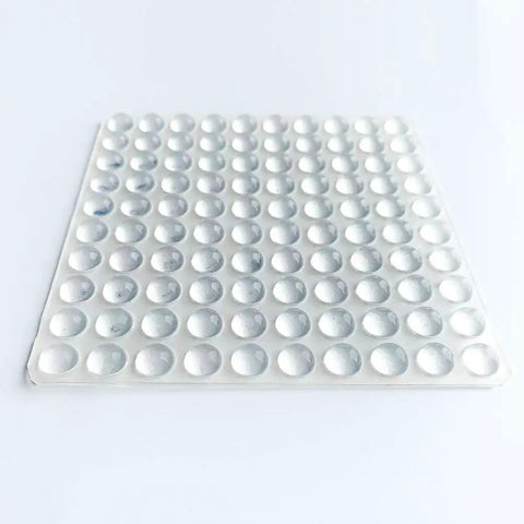 Clear Silicone Adhesive Bumper Pads Pack Of 100 For Drawers Cabinets Glass Tops Cutting Boards Frames And Small Furniture