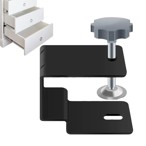 Multi Purpose Cabinet Installation Kit With Pro Grade Adjustable Drawer Jig And Locking Clamp Woodworking Fixture Visible
