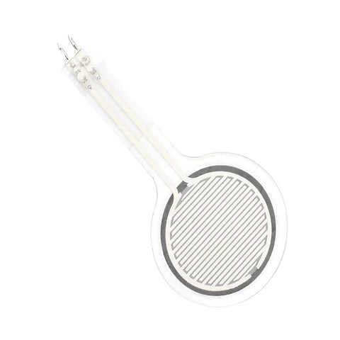 Thin Film Force Sensitive Resistor Pressure Sensor, Ultra Flexible No Fuss Lightweight Detection Module for Smart Home and Car Tech Electronics, High Sensitivity, Sub 10ms Response for Real Time Feedback, round FSR pad with leads