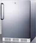 Sweet Stainless Steel Upright Freezer Packs A Deadbolt Lock Snugly Tucks Under Counters And Ada Spaces commercial grade freezer with sleek design.