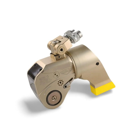 Top Shelf Hydraulic Torque Wrench MDW-07 One Way Drive Ratchet with swivel ends for industrial fastening tasks.