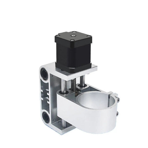 Rock Solid Aluminum Z Axis Spindle Motor Mount With 52Mm Stroke Built For 3018 Maximum Cnc Routers, showcasing a robust bracket and motor assembly.