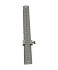 Pro Grade Steel Marking Gauge And Stop Ruler Set With 300mm ruler and 12 inch stop block, dual scale in cm and inches