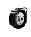 Front view of WUDOLI 24V DC NEMA 23 stepper motor with brake, 57x57mm frame, 8mm shaft