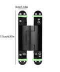 Hella Easy Install Super Smooth Closing Hidden Adjustable Furniture Hinge For Invisible Concealed Door Closer And Folding Cabinet Hardware With Totally No Sweat Assembly, measuring 3cm by 17.7cm.