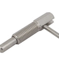 M12 Thread Stainless Steel Lock Out Retractable Indexing Plunger With L Handle, 73mm, heavy duty workshop gear, precision fixture.