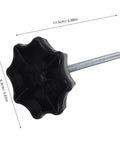 Black Spare Tire Hardware Clamp Replacement Bolts For Car Mounting with metal and plastic construction