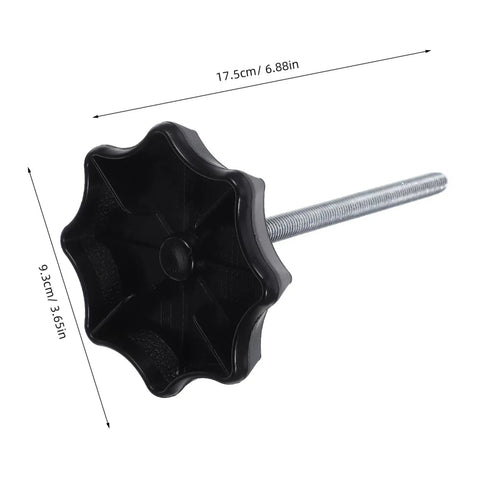 Black Spare Tire Hardware Clamp Replacement Bolts For Car Mounting with metal and plastic construction