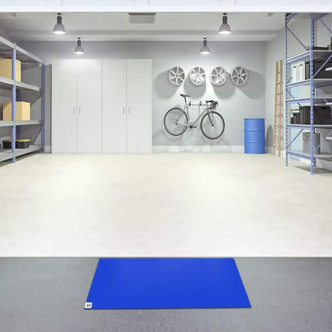 Sticky Mats For Clean Rooms Blue 24 By 36 Inches Walk Off Tacky Mats For Construction Home Lab Pet Garage Warehouse Floors 4 Pads With 30 Sheets Each Includes visible in a garage setting