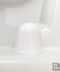 Tall Toilet Bolt Caps Universal Fit With Round Top White 2 Pack For 1/4 Inch Or 5/16 Inch Bolts Easy Upgrade