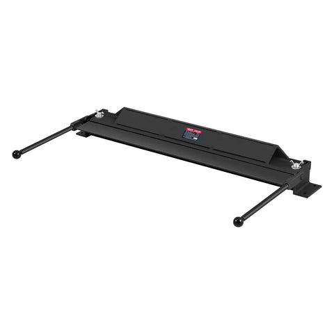 Box And Pan Brake 30 Inch Sheet Metal Bender for 18 Gauge Steel, adjustable to 135 degrees, heavy-duty aluminum folder in black.
