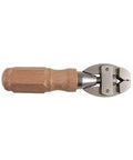 Solid Adjustable Hand Vise With Rotating Hardwood Handle That Snaps Securely And Grips Steady On Small Crafts Or Diy Builds Without Breaking A Sweat In Your Garage, showing robust jaws and wooden handle.