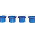 Shift Linkage Bushing Kit Four Pack For Manual Transmission Gear Shifter Linkage Repair Set Replacement Bushings For Camry 1983 And Up Durable Easy Install Parts For Smooth Shifting, blue bushings close-up